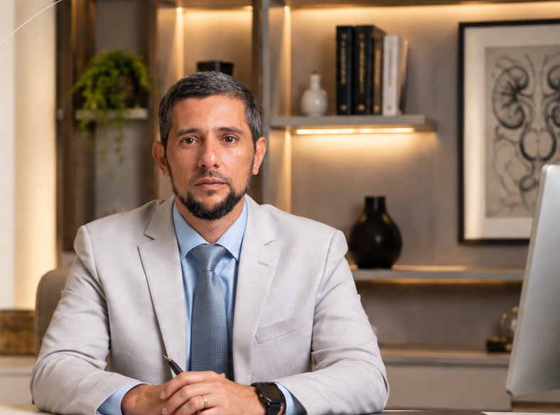 Dr. Miguel Osta em ambiente profissional